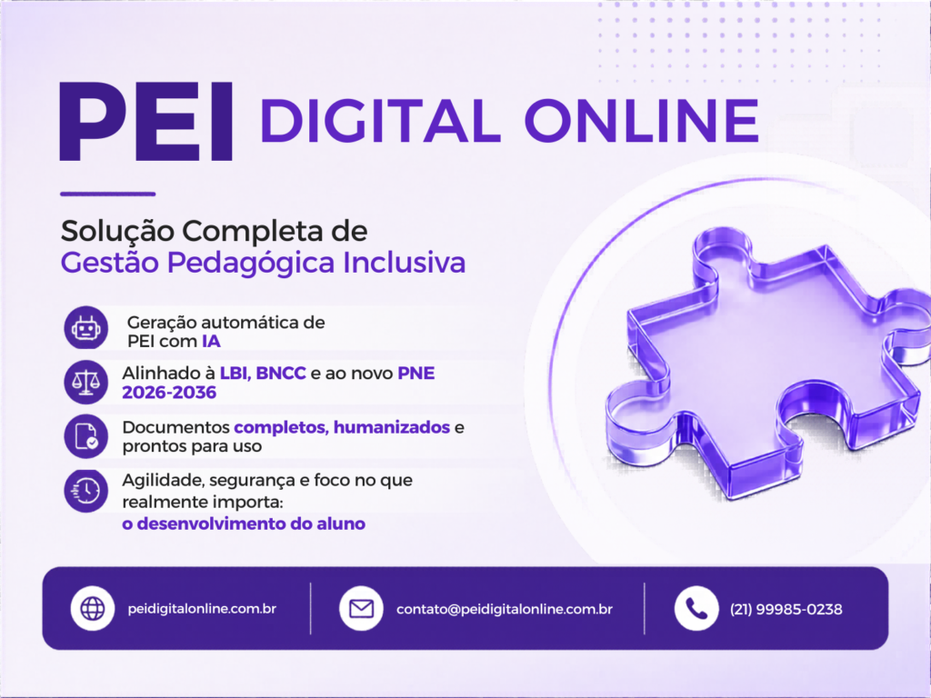 Veja a estrutura de PEI pronto item por item e aprenda a personalizar cada seção para o seu aluno sem gastar horas montando do zero.
