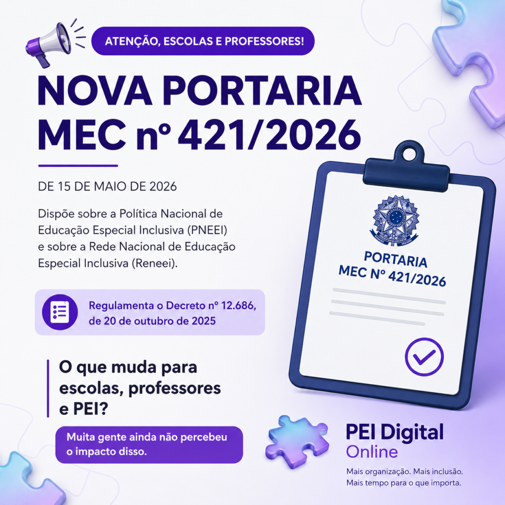 Portaria MEC 421 2026 PEI