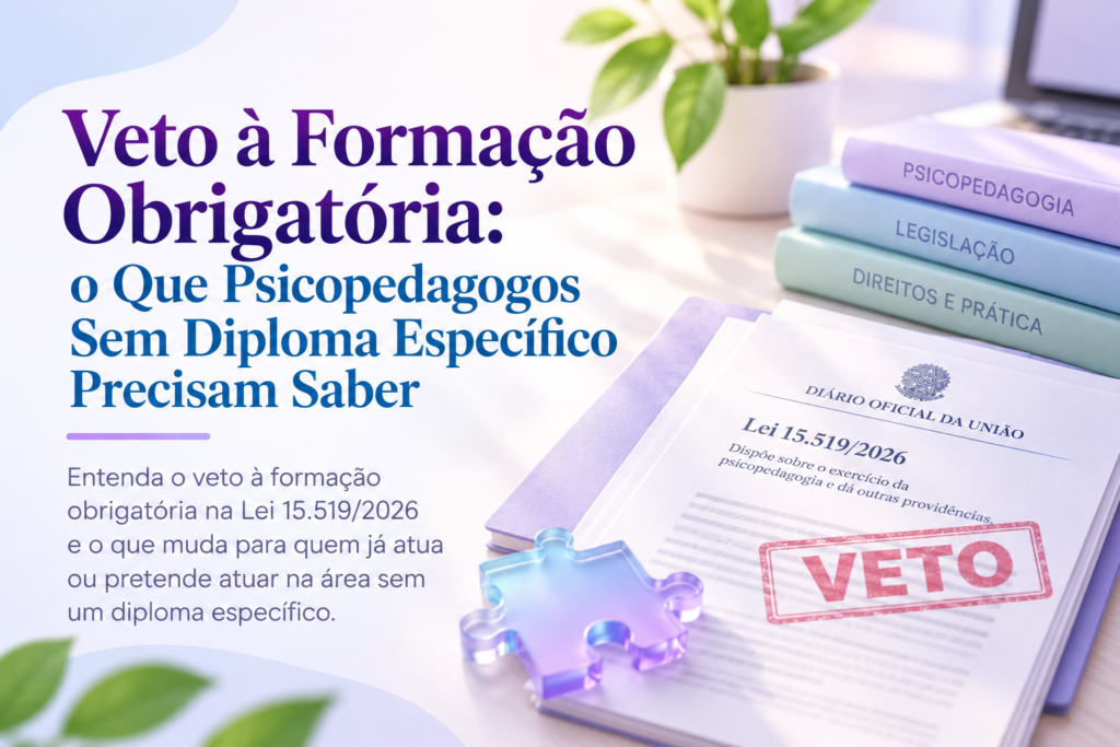 Veto à formação psicopedagogia